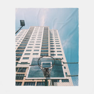 Cool Basketball Hoop Fleece Blanket