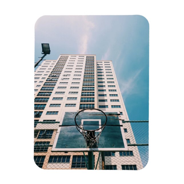 Cool Basketball Hoop Magnet (Vertical)