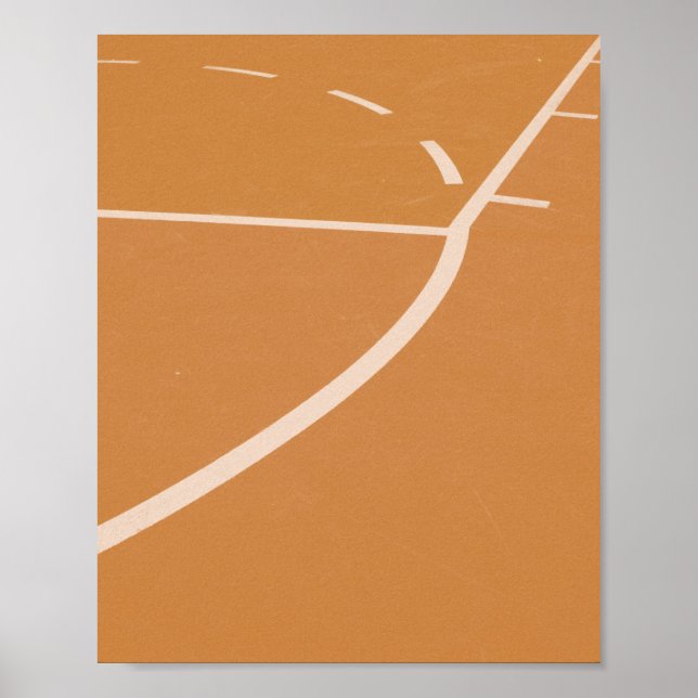 Cool Basketball Hoop Poster (Front)