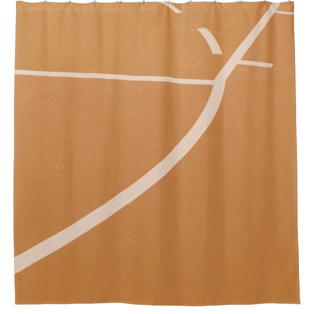 Cool Basketball Hoop Shower Curtain (Front)
