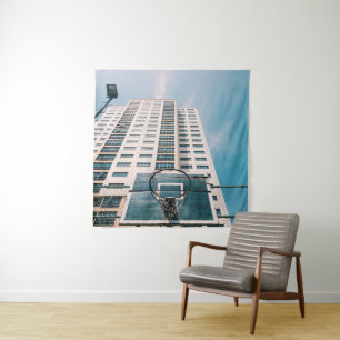 Cool Basketball Hoop Tapestry