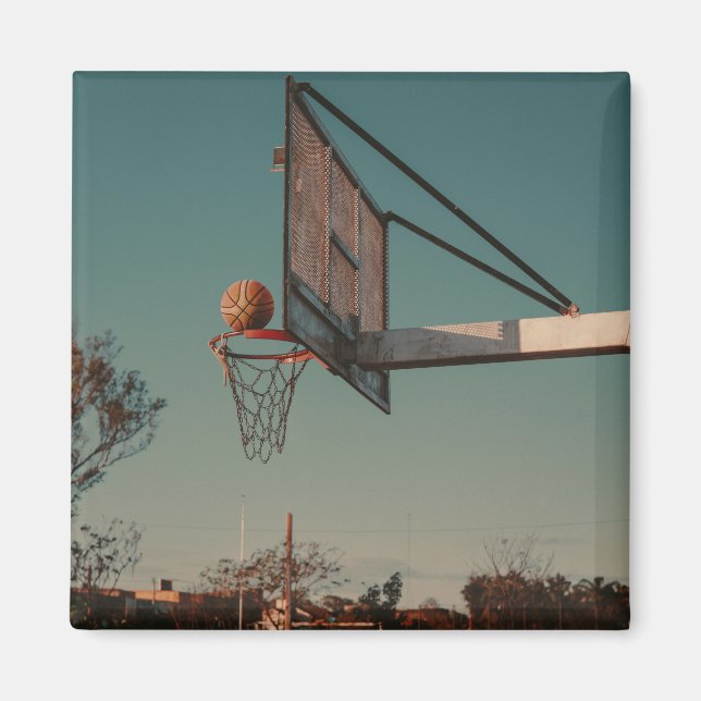 Cool Basketball Magnet (Front)