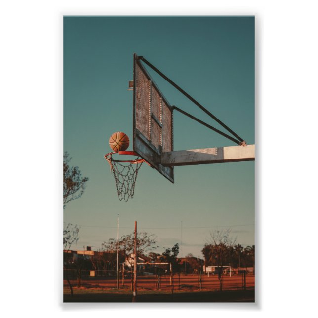 Cool Basketball Photo Print (Front)