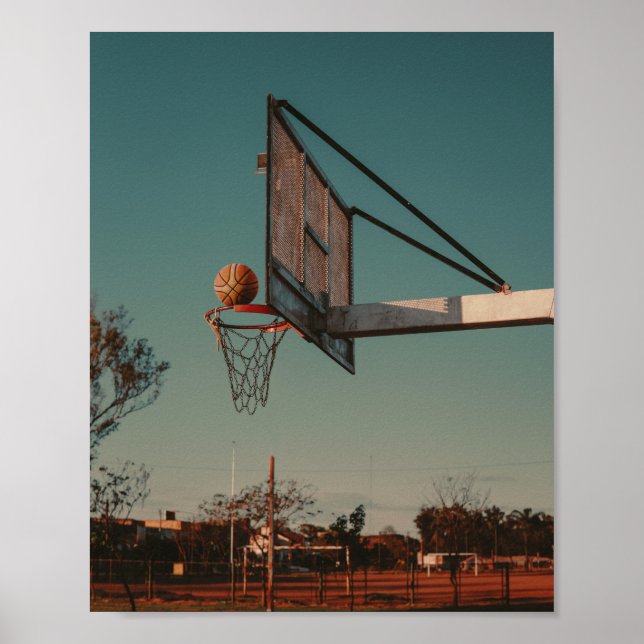 Cool Basketball Poster (Front)