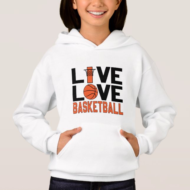 cool basketball sports love word art (Front)