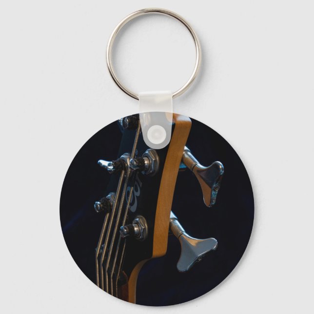 Cool Bass Guitar Key Ring (Front)