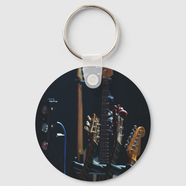 Cool Bass Guitar Key Ring (Front)