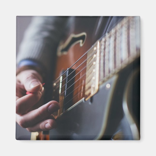 Cool Bass Guitar Magnet (Front)