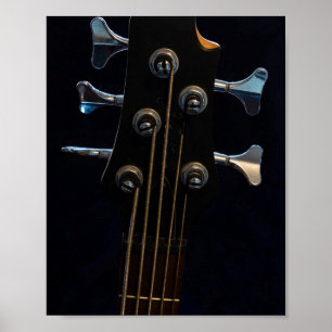 Cool Bass Guitar Poster