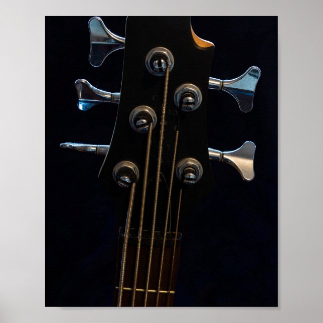 Cool Bass Guitar Poster (Front)