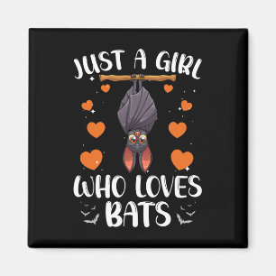 Cool Bat For Women Girls Fruit Bat Lovers Animal H Magnet