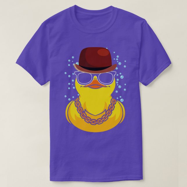 Cool Bath Duck Lover Funny Duckling Rubber Duck T-Shirt (Design Front)