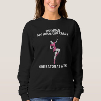 Cool Baton Twirling For Women Girls Twirler Majore Sweatshirt