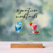 Cool Beach Signature Mocktails Summer Menu