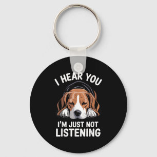 Cool Beagle Design For Men Women Dog Themed Beagle Key Ring