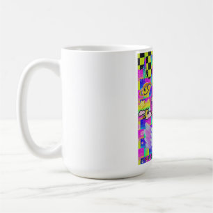 Cool Beans Alien Funny Retro Trippy Alien Art Coffee Mug