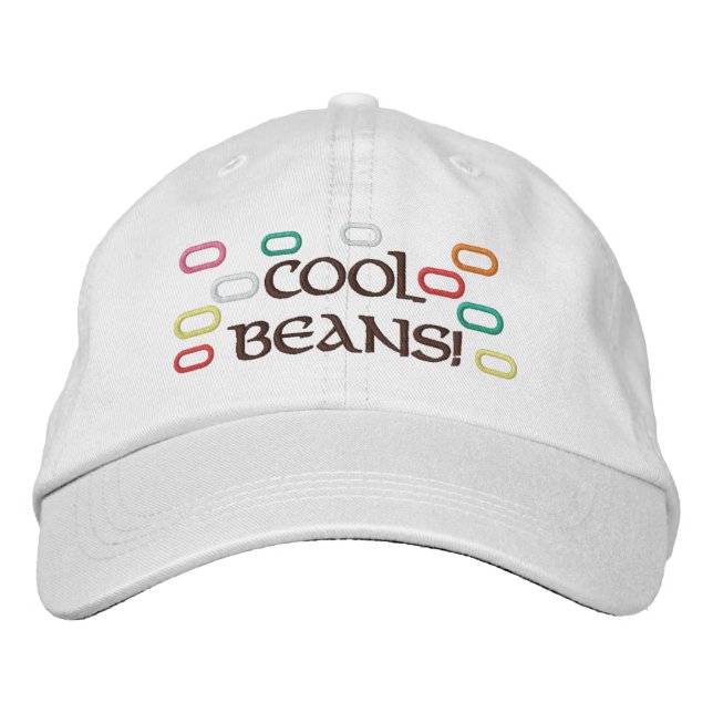 Cool Beans! Embroidered Hat (Front)