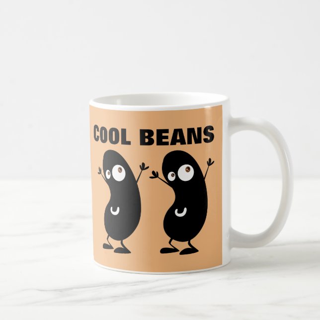 Cool Beans Funny Coffee Mug (Right)