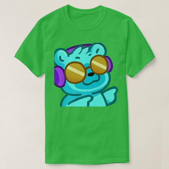 Cool Bear Finger Guns Premium  T-Shirt (Design Front)