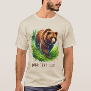 Cool bear lover customizable  T-Shirt