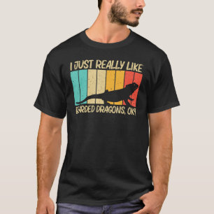 Cool Bearded Dragon For Men Women Reptile Lizard T-Shirt