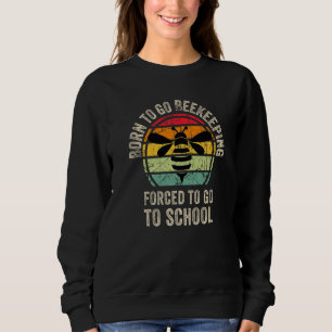 Cool Beekeeping Honey Graphic for Son Beekeeping B Sweatshirt