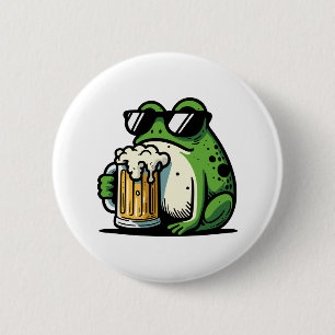 Cool Beer 6 Cm Round Badge