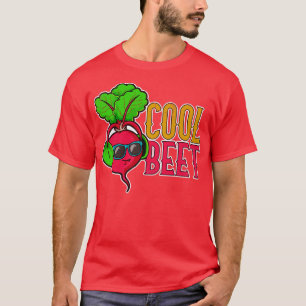 Cool Beet Funny Vegetable Music Pun Humour T-Shirt