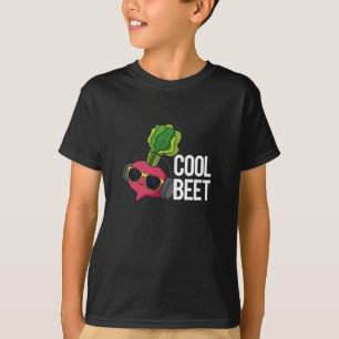 Cool Beet Funny Veggie Pun Dark BG T-Shirt