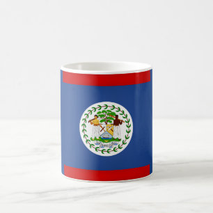 Cool Belise Flag Coffee Mug
