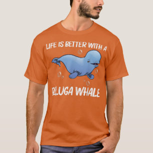 Cool Beluga Whale For Men Women Orca Whales Save T T-Shirt