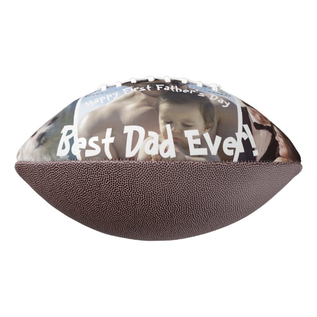 Cool Best Dad Ever Father's Day Football (Rotated 90)