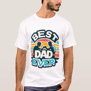 Cool best Dad ever word art T-Shirt