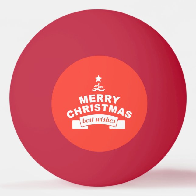 Cool Best Wishes for the Game Ping Pong Ball (Front)