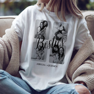 Cool Bestie Black & White Photo Tri-Blend Shirt