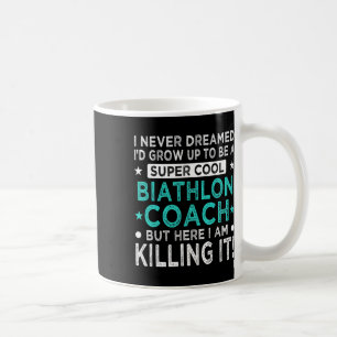 Cool Biathlon Coach Funny Biathlete Humour Winter Coffee Mug