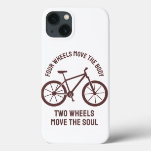 Cool bicycle Design - Tow Wheels Move The Soul iPhone 13 Case