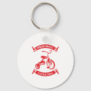 Cool Bike Design - Spielen Bingo Coole Opas Key Ring