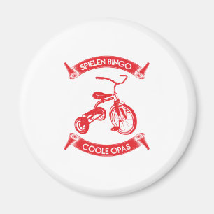 Cool Bike Design - Spielen Bingo Coole Opas Magnet