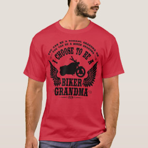 Cool Biker Grandma Motorcycle Motorcyclist T-Shirt