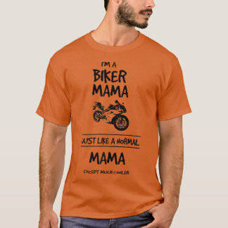 Cool biker mum 340 T-Shirt