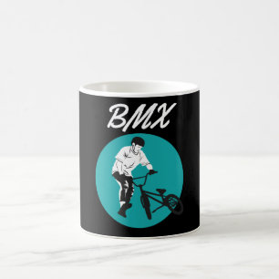 Cool Biker Retro BMX Style Coffee Mug