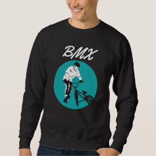 Cool Biker Retro BMX Style Sweatshirt