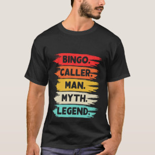 Cool Bingo Caller word art  T-Shirt