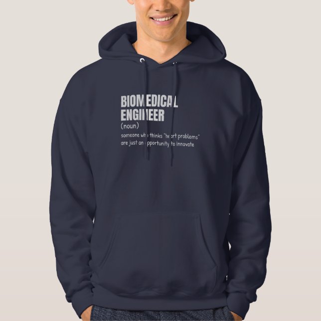 Cool Biomedical Engineer Definition Hoodie (Front)