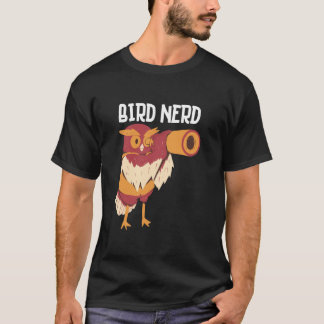Cool Bird Watching Art For Men Women Birder Nerd B T-Shirt