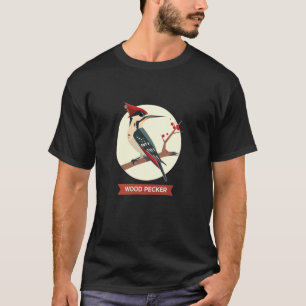 Cool Bird watching Costume for Woodpecker and Spar T-Shirt