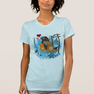 Cool Birds Artwork T-Shirt