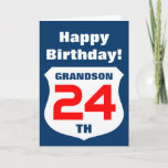 Cool Birthday card for grandson or family member<br><div class="desc">Cool Birthday card for grandson or family member Customise age or birth year.</div>