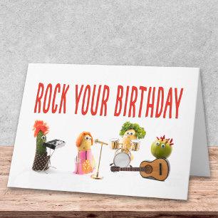 Cool Birthday for Vegan - Music Lover Card
